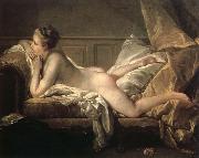 Francois Boucher, reclining girl